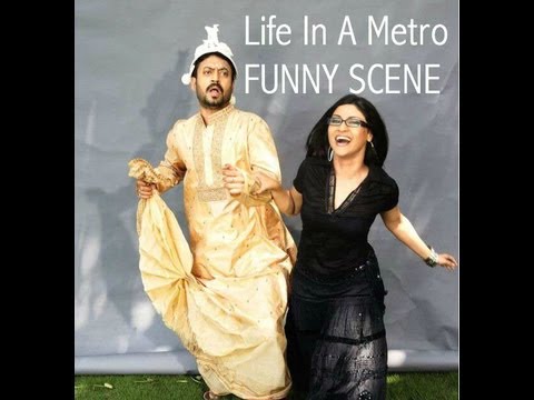 Life In A Metro I Funny Scene I Irrfan Khan & Konkana Sen Sharma...