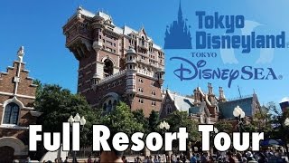Tokyo Disney Resort Full Tour (Disney Sea & Disneyland)