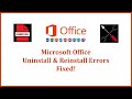 How to Completely Uninstall Microsoft Office - Uninstall and Reinstall Errors Fixed!