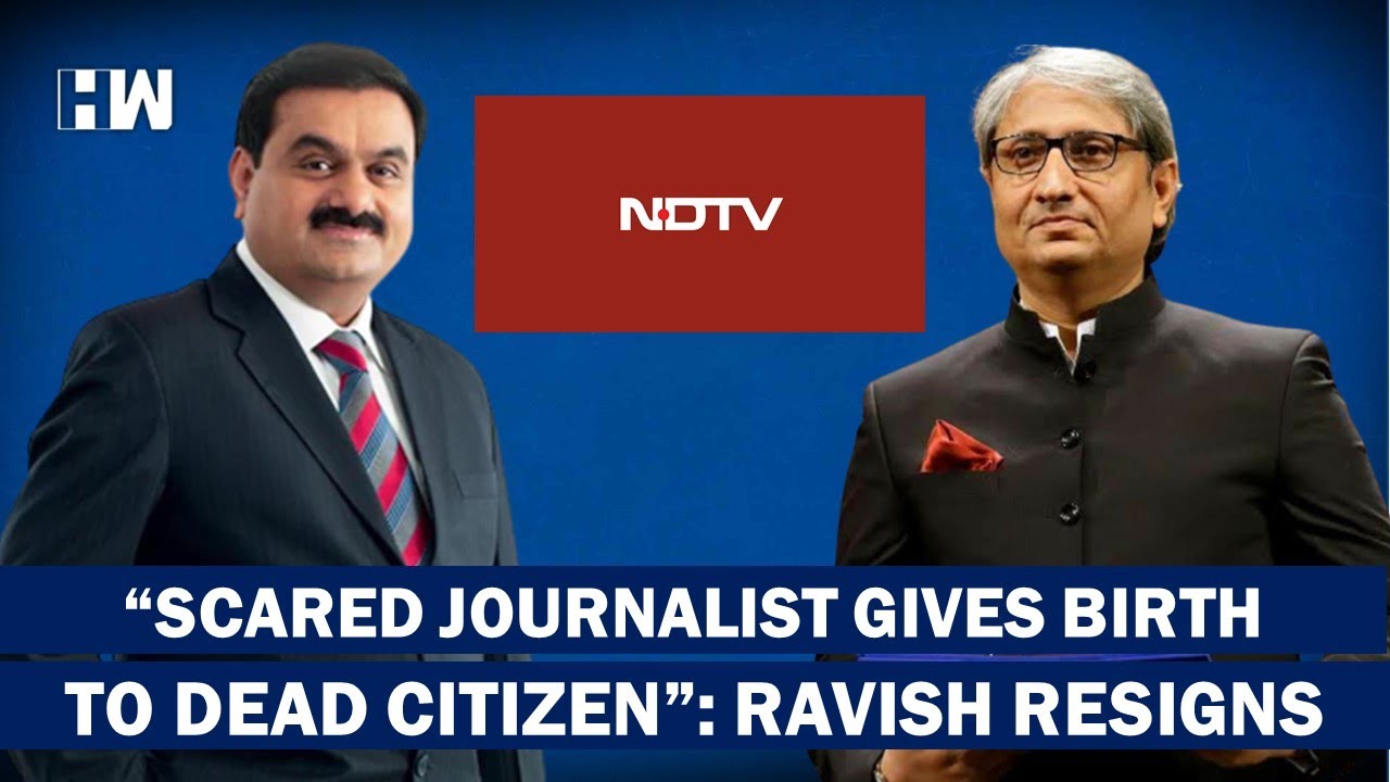 Ravish Kumar Resigns From NDTV Amid Adani Takeover.