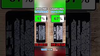 Iphone 17Pro Max Vs Samsung S25 Ultra Battery Test