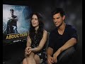 interview with Taylor Lautner for his new film Abduction
