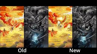 Ho-Oh Lugia New Vs Old Comparison Immersive Art