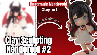 Sculpting Clay Figure Viewers Original Character Clay Art Clay Tutorial Chibi Doll