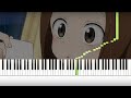 Karakai Jouzu no Takagi-san ED7 - Deatta Koro No You Ni (出逢った頃のように) (Piano cover)