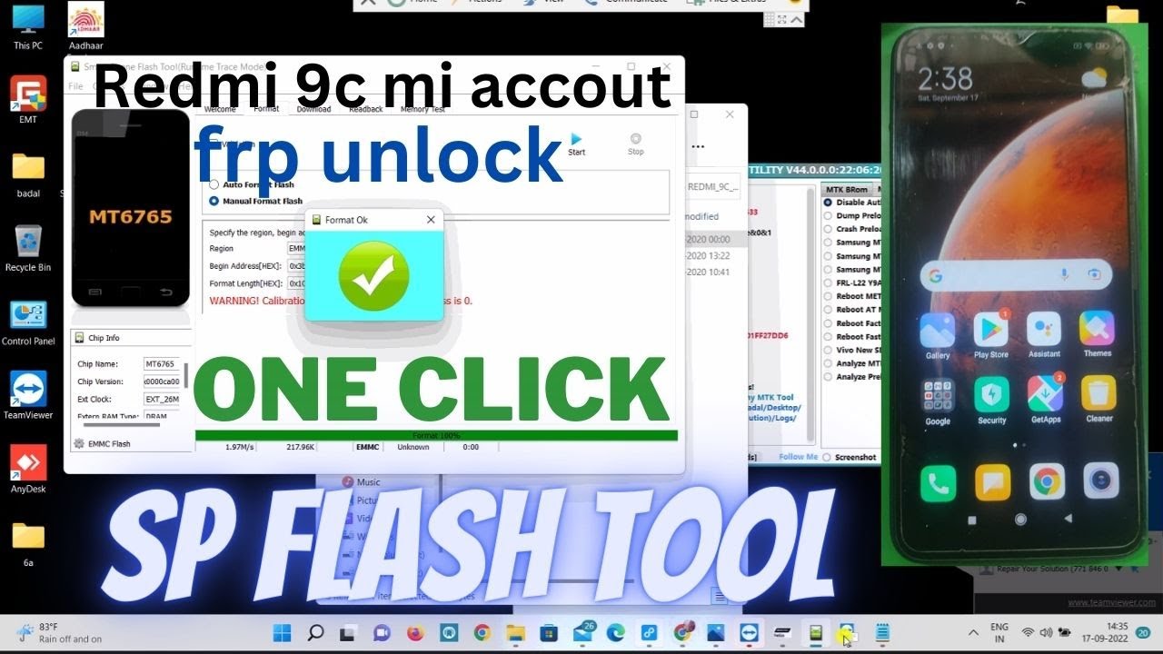 Redmi 9c mi account and frp lock remove Sp flash tool | Redmi 9c mi account and frp lock remove Sp flash tool |