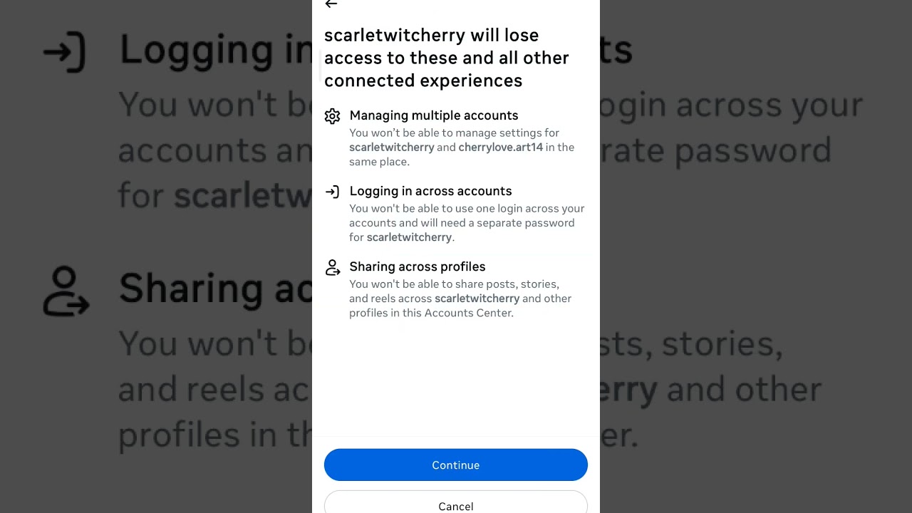 How to remove accounts from your Account Center on How to remove accounts from your Account Center on