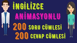 İngilizce Konuşma Pratiği - 200 Soru & 200 Cevap - Cümle Örnekleri