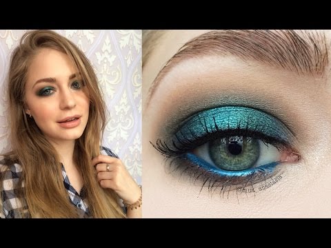 Макияж зеленый пигмент Макияж зеленый пигмент