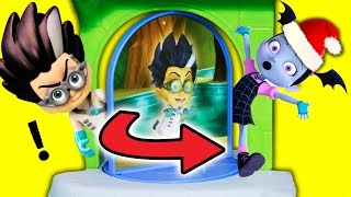 Pj Masks Romeo Night Ninja Sneaks Into Catboy Christmas Headquarters
