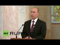 Putin briefs press after marathon Minsk talks on Ukraine peace deal
