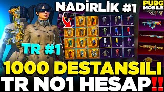 TR NO1 ÜNVANINI ALDIM 😮 TÜRKİYENİN EN NADİR HESABI! HAYAL GİBİ TR NO1 HESAP | PU