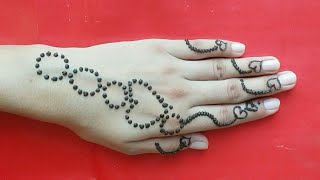 Latest Arabic Mehndi Design For Back Hand Ll Mehndi Design Ll Stylish Mehndi Design Ll महद डजइन