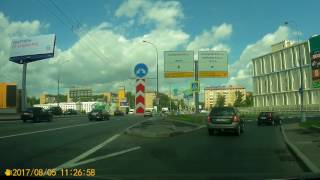 Видео Покатушки по Москве Каширское шоссе,Нахимовский пр т,Ленинский пр кт,Поклонная гора от Видео дорог России, Каширское шоссе, Москва, Россия