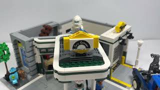 Bigfoot Building Lego Garage Corner 10264 In Process