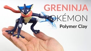 Greninja (Pokemon) ? Polymer Clay Tutorial