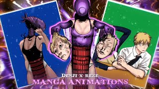 Denji X Reze Manga Animation Green Screen Chainsaw Man Manga Animations Green Screen