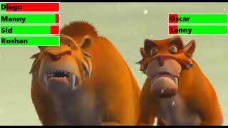 Ice Age Final Battle With Healthbars