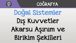 Doğal Sistemler - Dış Kuvvetler Akarsu Aşınım Ve Birikim Şekilleri