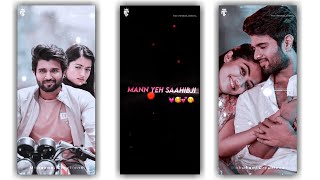 Saibo Rashmika And Vijay Devarkonda Status 4K Status Vertical Status Trending