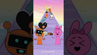 Sprunki Mix Run Challenge Funbot Vs Pinki Friendly Battle