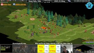 AoE 22 Random Hưng Nhổn, Thầu vs HMN, Xi Măng ngày 3-1-2018