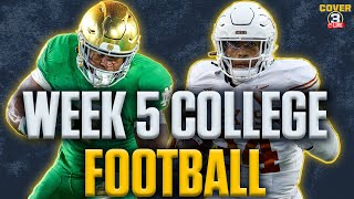 Week 5 CFB Previews: USC @ Colorado | Kansas @  Texas |  Notre Dame @ Duke | Utah @ Oregon State!