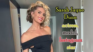 Sarah Jayne Dunn Is A British Actress, Model, Instagram Star