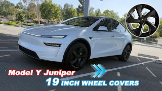 Model Y Juniper Upgrade 19 Crossflow Wheel Covers In Oem Style