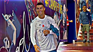 Ronaldo Real Madrid Rare Smiling Scenes Tunnel Cam 4K Uhd Ronaldo Free Clip For Edit