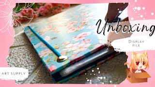 Unboxing Nourish Display File Beautiful Sakura Pattern Asmr Unpacking Art Supplies