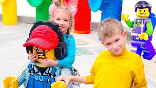 Tim Y Essy En Legoland! Dubai Amusement Park Diversión Familiar Para Niños