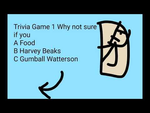 STICK FIGURES MOVIE Triva Game 2000