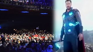 AUDIENCE FIRST REACTIONS TO THOR ARRIVAL IN WAKANDA - INFINITY WAR AVENGERS
