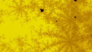 Pinwheels beside a Mandelbrot set