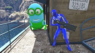 Gta 5 Funny Spiderman Vs Minion Fail Ragdoll Eps.26