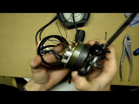 How to service/repair/replace the height adjustment on a technics 1200/1210 MK 2 turntable part 1