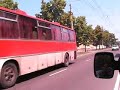 ZHITOMYR, UKRAINE moving traffic headed to Kiev