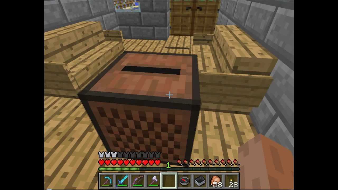 Tutorial de como fazer toca disco, trilhos, carrinho e ~ Como Fazer Um Quarto Moderno No Minecraft Tutorial de como fazer toca disco, trilhos, carrinho e ~ Como Fazer Um Quarto Moderno No Minecraft