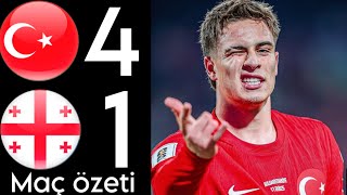 Türkiye - Gürcistan 4-1 Maç Özeti 2026