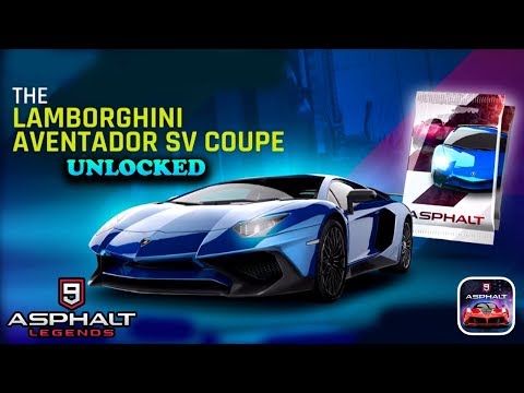 ASPHALT 9 : LEGENDS - LAMBORGHINI AVENTADOR SV COUPE GAMEPLAY