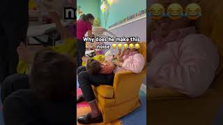 Stopping By Daycare To Tickle My Son.