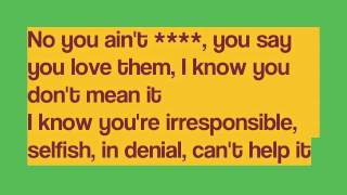 U By Kendrick Lamar Clean Lyrics