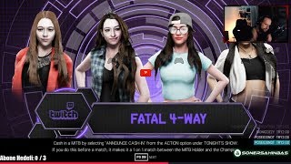 Miafitz Vs Miranda Vs Pqueen Vs Fionamed Wwe Twitch Türki̇ye