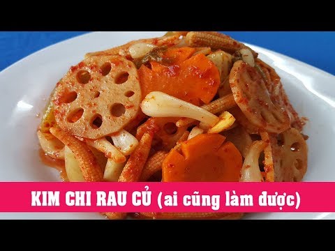 Cách làm kim chi củ sen