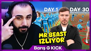 Barış G - Mr Beast 100 Kişi, 100 Çember, 500.000 Dolar Videosunu İzliyor
