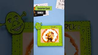 Diy Surprise Fire Card Shrek & Puss In Boots Magic Card