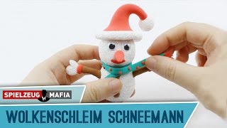 Wolkenschleim Foam Clay Anleitung Schneemann Spielzeugmafia.de Spielzeugtrends & -Innovationen