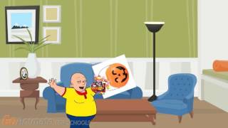 Caillou Eats Candy While Grounded