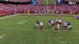 Jayden Daniels Threads It Between Defenders For The Zach Ertz Touchdown